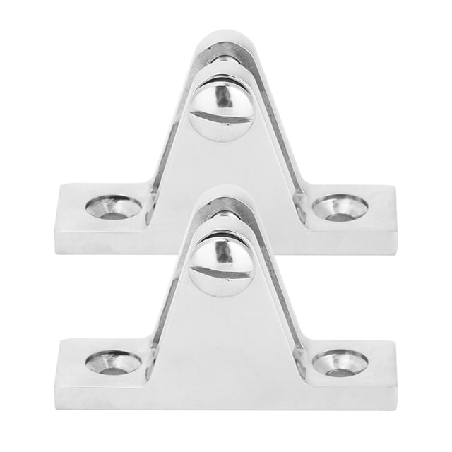 Stainless Steel Boat Hinge Bracket, 2pcs Boat Hinge Mount, Mountain Shape For Boats Yachts