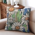 thumbnail image 4 of Sweeten Your Home: Spring/Summer 16x16 Inch Throw Pillow Covers, Set of 2, Floral Tulips, Mason Jars, Bloom with Grace Theme, Perfect for a Home Sweet Home Farmhouse Decor, 4 of 7