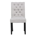 thumbnail image 4 of Costaelm Jameson Fabric Tufted Dining Side Chair in Light Gray, 4 of 10