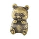 thumbnail image 2 of Figura de oso panda de latón de escritorio pequeño estatua de de panda de animales hechos a mano para decoración de dormitorios, 2 of 9