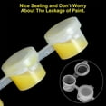 thumbnail image 3 of 240 Pcs Empty Paint Pot Palettes,3ml / 0.1oz Paint Pots with lids 40 Strips Acrylic Mini Paint Container Strips, Clear Plastic Painting Cups Strips for Schools Classrooms Art Paintings Festivals, 3 of 7