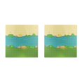 thumbnail image 2 of bedienty Plastic Building Bricks Baseplate Base Plate Board Platform Miniature Replacement Parts Presents Party Favors Accessories Grass Type 1 2Set, 2 of 6