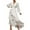White Womens Summer Dress, variant on Sundresses for Women Casual Summer - Womens Summer Casual Boho Wrap V Neck Long Sleeve Evening Dress Cocktail Party Maxi Wedding Dresses Tiered with Belt