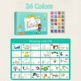 thumbnail image 3 of Neoyler Children's Finger Paint Set for Creative Learning and Safe Water Based Ink Easy Cleanup with Damp Paper Safe Mess Free Art Activity Educational Active Play for Kids Ages 3 and Up, 3 of 4