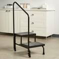 thumbnail image 3 of McKesson Step Stool with Hand Rail - Two-Step, Steel Frame, 600 lbs Capacity, 1 Ct, 3 of 5