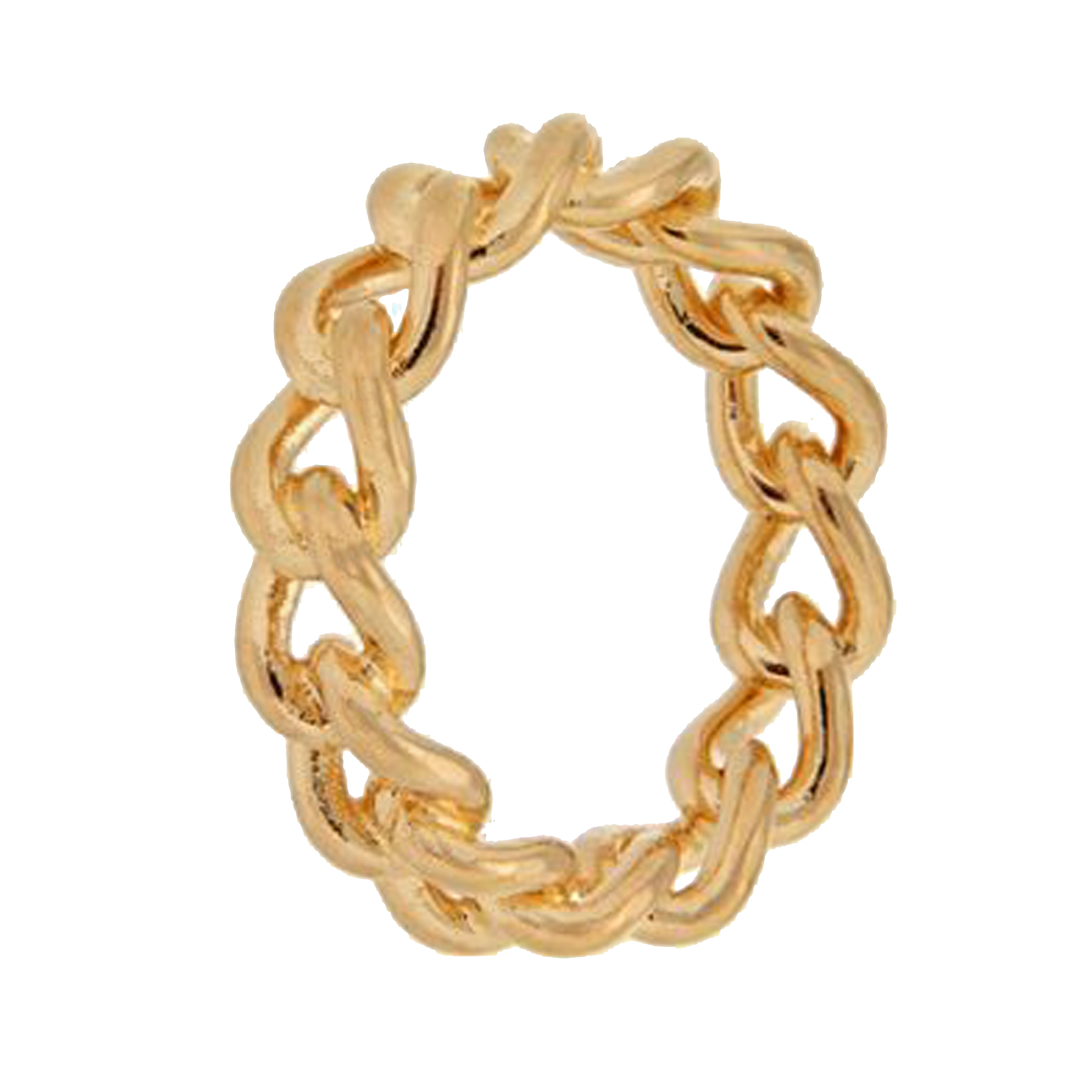 Forever Last 18 kt Gold Plated Women's Chain Link Ring | Walmart Canada