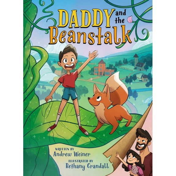 Bedtime Fairy Tale Graphic Novels Daddy and the Beanstalk (a Graphic Novel), Book 1, (Hardcover)