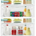 thumbnail image 6 of Sorbus Clear Soda Can Organizer for Refrigerator, Stackable, Holds 12 Cans (2-Pack), 6 of 8