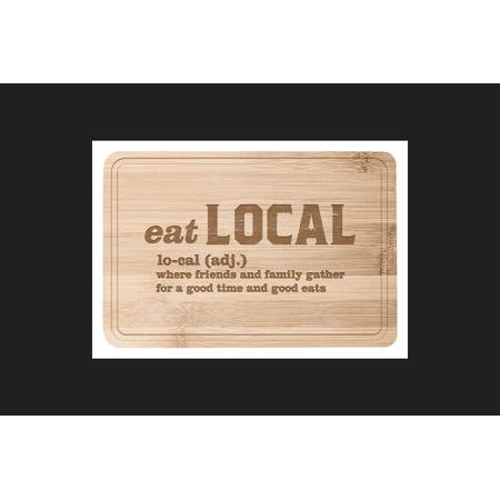 Butcher And Baker Open Road Brands Butcher Baker BBQ Maker Eat Local Where Friends and Family Gather Cutting Board ()