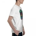 thumbnail image 3 of ALLNOB Men's Short Sleeve Standard T-Shirt 150g - Car Design White, 3 of 8