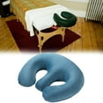 thumbnail image 6 of Serenable Breast Pillow Massage Table Rest Pillow Body Relaxing Comfortable SPA Massage Chest Cushion Hollow Pillow for Travel Sleeping Blue, 6 of 9