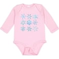 thumbnail image 3 of Inktastic Winter Snowflakes Boys or Girls Long Sleeve Baby Bodysuit, 3 of 5