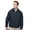 Navy, variant on Tri-Mountain Avenue 2990 soft twill polyester jacket, X-Large Tall, Black