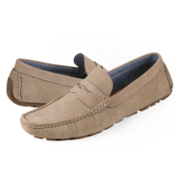 Zapatos Tommy Hilfiger Amile Driver para hombre, color topo, talla 13