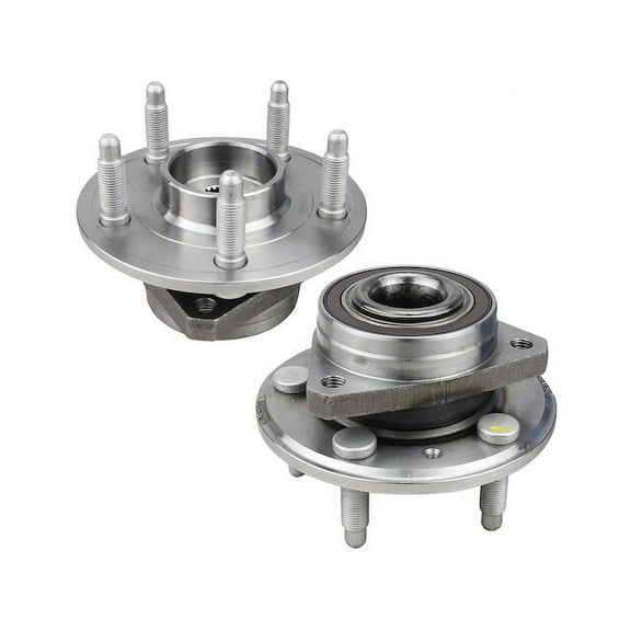Front Wheel Hub Assembly Set - Compatible with 2010 - 2017 GMC Terrain 2011 2012 2013 2014 2015 2016