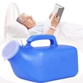 thumbnail image 4 of Urinal for Men Spill Proof Men's Potty Portable Urinal Pee Bottle 2000ML for Hospital Home Camping Car Travel,White, 4 of 6