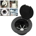 thumbnail image 5 of RV Electrical Cable Electric Cord Cover with Lid, 5inch Round Black Power Cable Cord Cover, Accessory for Camper, Yacht, Boat, 5 of 7
