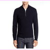 BOSS Bagatti Quarter-Zip Sweater ,Black,Sz M