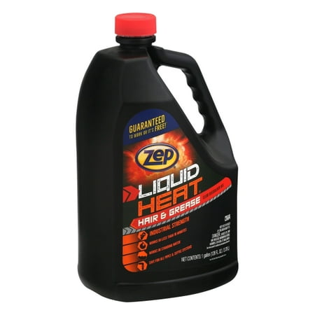 ZEP Liquid Heat Gel Drain Cleaner 1 gal. - Case Of: 4 - Walmart.com