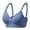 Blue, variant on PATLOLLAV Womens Bra Wire Free Underwear Onepiece Bra Everyday Underwear Bras
