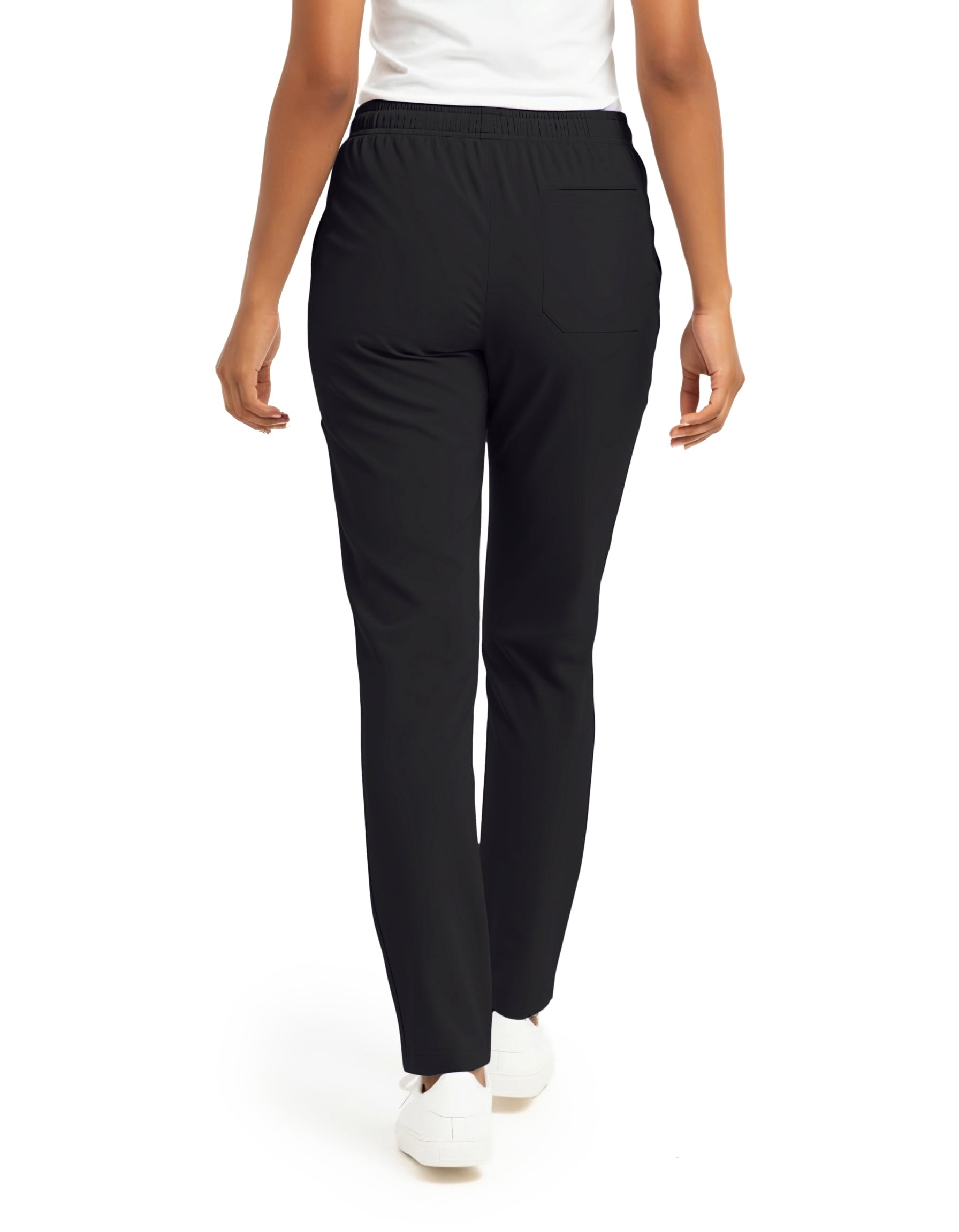 Hey Collection Women’s 5-Pocket Anti-Wrinkle Medical Scrub Set – V-Neck Top & Straight Leg Pants, Comfortable Flexible Nursing Uniforms