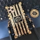 thumbnail image 1 of Funda cuadrada con purpurina para iPhone, carcasa con cordón, Color Negro, Rosa, flor, para modelos 13 Pro Max, 11, 12, XS, XR, X, 6S, 7, 8, 14 Plus Fivean unisex, 1 of 2
