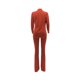 thumbnail image 4 of SAYOO Office Lady Traje de 2 piezas Slim Fit Color sólido Mujeres Blazer y conjunto de pantalones de trabajo para ropa casual Fiesta de negocios SAYOO  Moda, 4 of 6
