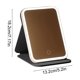 thumbnail image 3 of Led Makeup Mirror With Light Folding Vanity Smart High Definition Internet Celebritys Portable Student Dormitory Desktop Mirror, 3 of 6