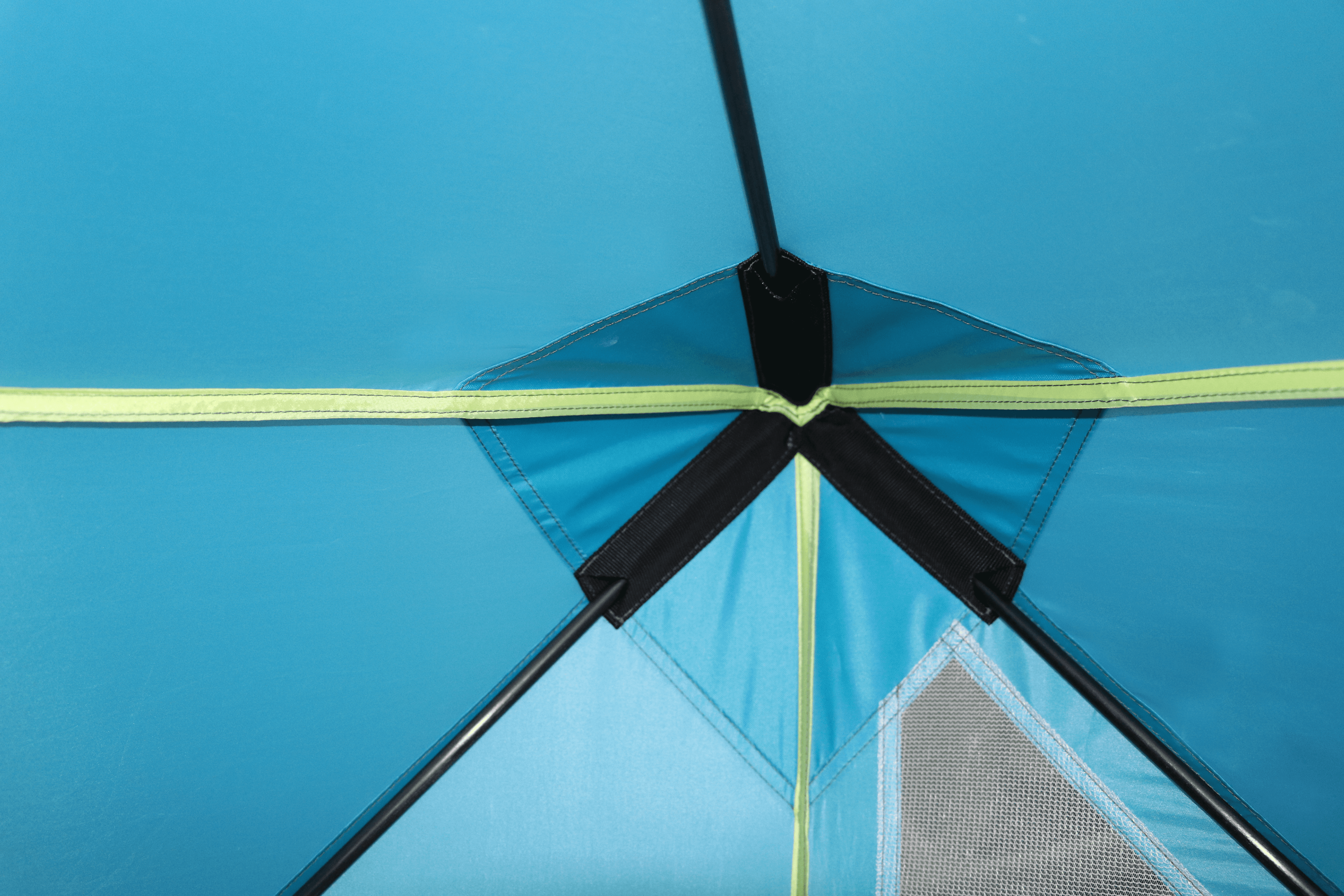 Ozark Trail 82" x 70" Pop Up Beach Shelter, with UPF50+ Protection, Blue
