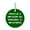 Important-er, variant on 1 Pack - Basketball Super Power Fanatic's Aluminum Christmas Ornament - 3 Inch Round