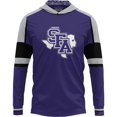 thumbnail image 2 of Men's Purple Stephen F Austin Lumberjacks Long Sleeve Hoodie T-Shirt, 2 of 3
