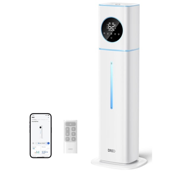 Humidificador Dreo Smart 11L para habitaciones grandes de 65 m² con 100 horas de funcionamiento