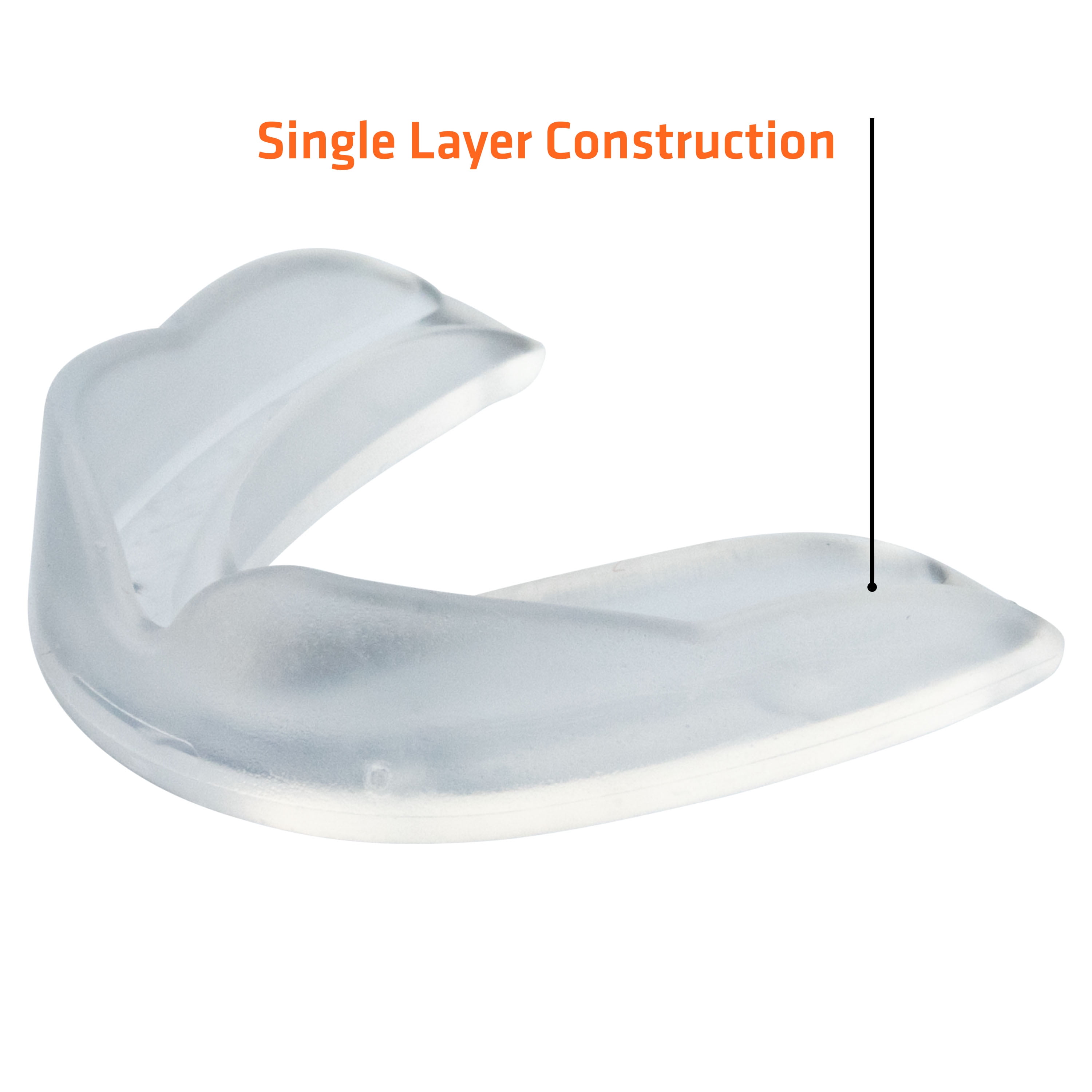 Shock Doctor, EZ Sport Multi-Sport Mouthguard, Youth, Clear