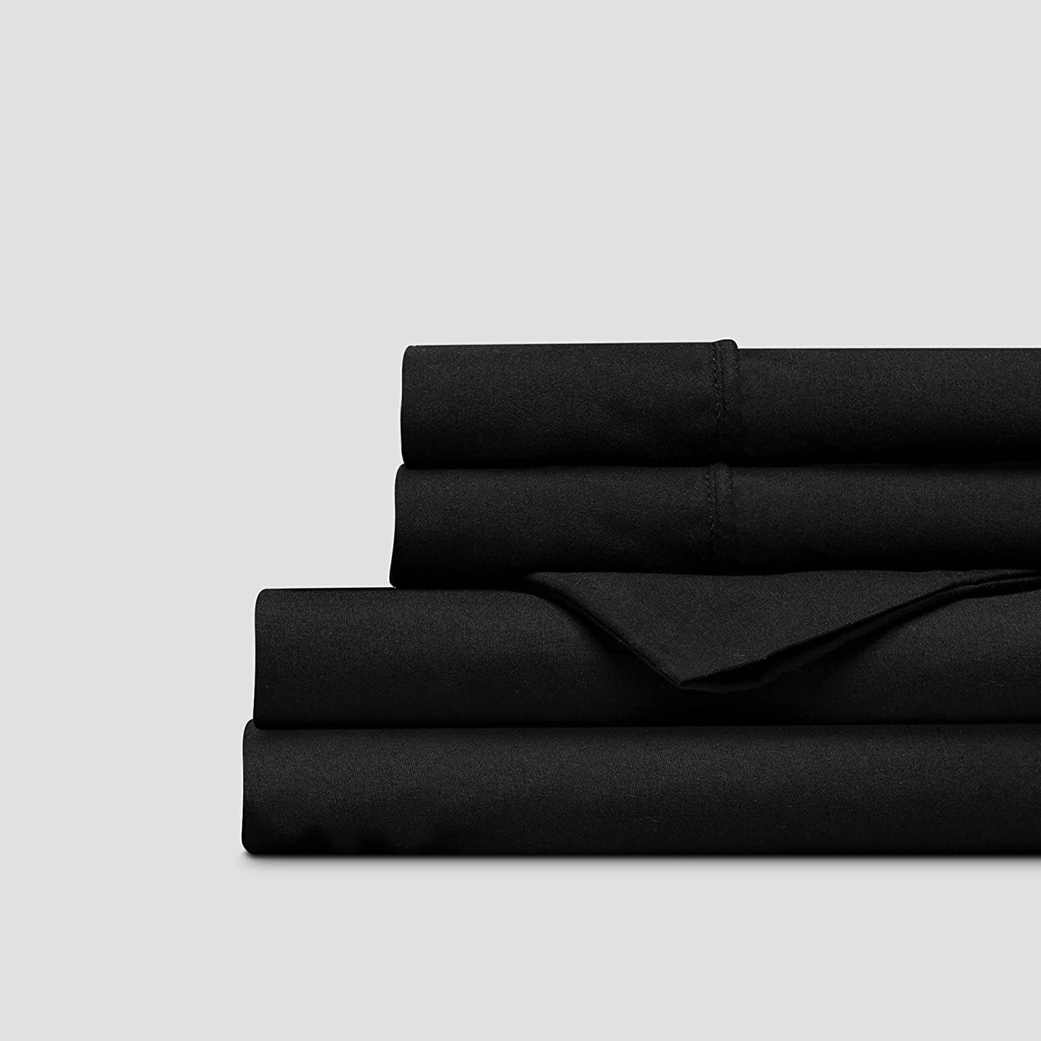 Details about   Export~Quality Sheet Set Extra Deep Pkt All Size & Black Solid 1000TC 100%Cotton 