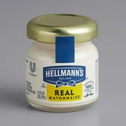 Hellmann's Real Mayonnaise 1.2 oz. Mini Jars - 72/Case