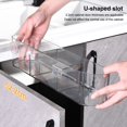 thumbnail image 4 of CNKOO Kitchen Storage Rack Compartments Transparent Bathroom Cabinet Door Seasoning Jar Container Sundries Holder Organizer, 4 of 9