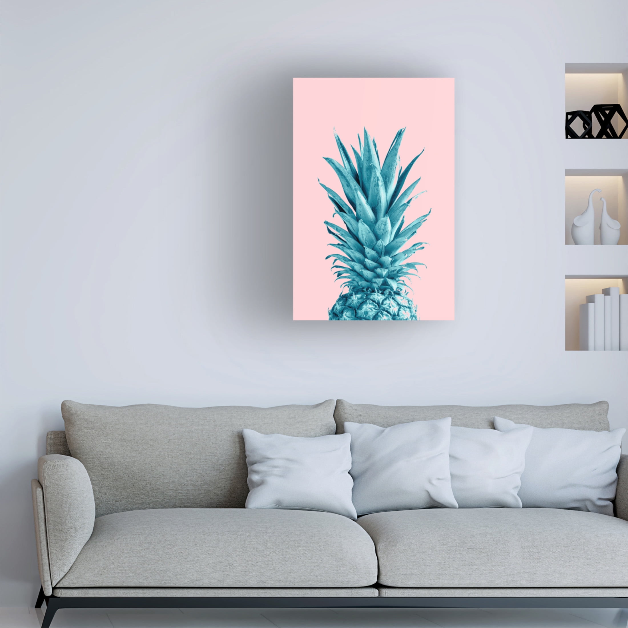 Trademark Fine Art Pictufy Studio Pineapple Pink 07 Canvas Wall Art