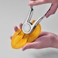 thumbnail image 3 of Cortador de Acero Inoxidable, Rebanador de Aguacate, Divisor de Frutas, Melón, Pelador, Descorazonador, Herramienta para Pelar en Cubitos, Utensilios de Cocina, 3 of 5