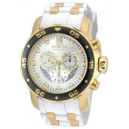 Invicta Men's 20292 Pro Diver Quartz Chronograph Silver Dial Watch