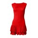thumbnail image 3 of Minivestido para mujer: falda con volantes de doble capa, vestido sin mangas ajustado, tallas S-XL, 3 of 4
