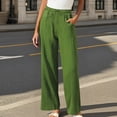 thumbnail image 2 of Women's Casual Pants Lightweight Relaxed Fit Trousers With Ties For Everyday Wear And Summer Outings, 2 of 8