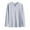 Gray, variant on Chbgutlmr Tops for Men V Neck Button Long Sleeve Solid Color Basic Shirts Fall Casual Loose Comfy Tops