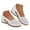 White, variant on Closed Toe Sandals for Woman Summer 2025 Hollow out Arch Support Beach Flat Slip on Shoes