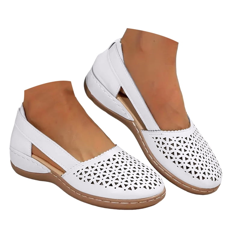 Arch Support Dress Shoes for Women Pointed Toe Mesh Flats,comfortable Slip  on Tan Dress Shoes - Walmart.com
