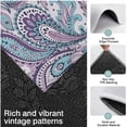 thumbnail image 3 of Purple and Teal Paisley and Floral Pattern Kitchen Rugs Sets Of 3,Kitchen Runner Rugs Non Skid Washable,Decorative Kitchen Floor Mats for Kitchen,Sink,Laundry,17"x30"+ 17"x47" + 17"x59", 3 of 6