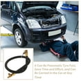thumbnail image 4 of ColoMX Manguera de extensión de válvula de neumático, manguera de extensión de inflador de coche versátil, accesorio de compresor de aire, tubo de bomba de aire para inflado rápido de neumáticos, 4 of 7