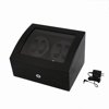Quiet Automatic Rotation 4+6 Watch Winder Display Box Storage Holder Case