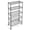 5-layer/13.39 x 23.23 x 59.45 inch, variant on Alvantor 3/4/5 Tier Heavy Duty Adjustable Metal Shelf with Wheels, No-Tool Assembly, Suitable for Garages, Kitchens, Storage Rooms, Laundry Rooms and Offices