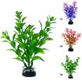 thumbnail image 2 of Artificial Aquarium Plant Decorative Plastic Fake Aquatic Plant Fish Tank Plant, 2 of 10