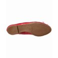 thumbnail image 4 of French Sole Cordelia Croc-Embossed Leather Flat, 11, Red, 4 of 5